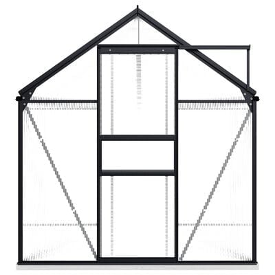 Greenhouse with Base Frame Anthracite Aluminium - Assembly available!