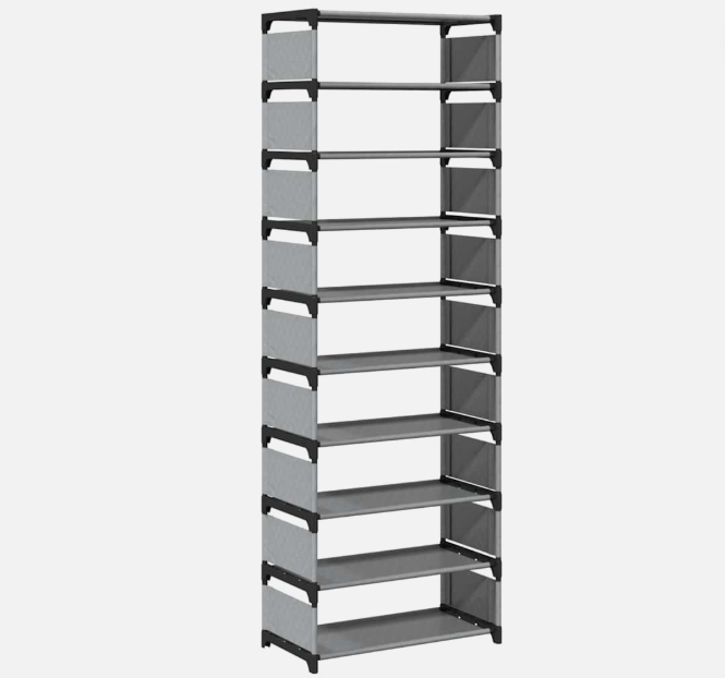 10 tier shoe rack