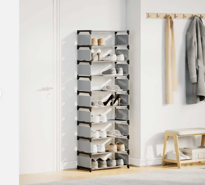 10 tier shoe rack